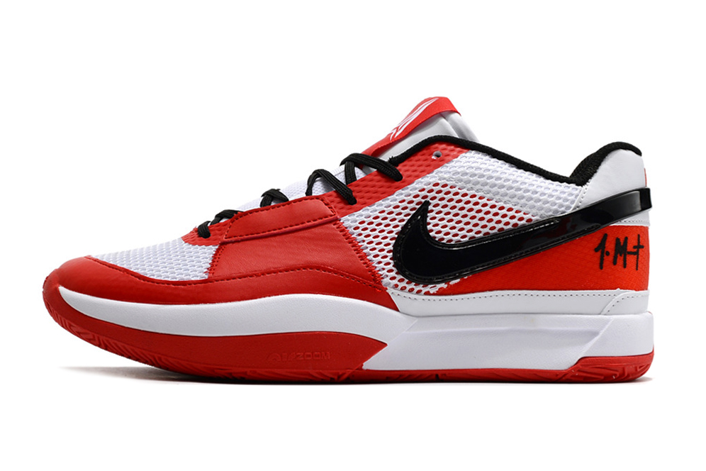 Nike Ja 1 White red black